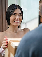 Brunette babe gets fucked hard after naughty VR foreplay