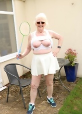 Naked granny with glasses is uploading her granny porn photos in our free gallery