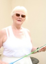 Naked granny with glasses is uploading her granny porn photos in our free gallery