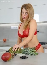 Kitchen fuck MILF porn pics are blowing your mind today