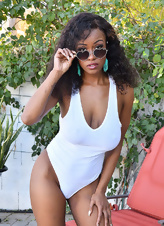 Ebony Hairy Pussy Porn Pics & Big Natural Tits Ebony XXX Photos