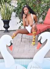 Ebony Hairy Pussy Porn Pics & Big Natural Tits Ebony XXX Photos
