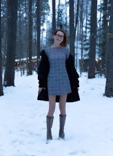 Redhead In Forest Panty Flashing Porn Pics