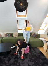Mature Maid Girl-On-Girl Action