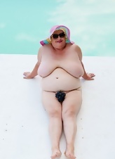 BBW Granny Hairy Pussy Swimsuit Pics