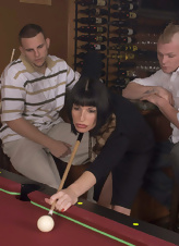 Brunette Gangbang Bar Action Pics