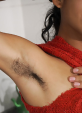 Hairy Babe Nude Kitchen Strip Pics