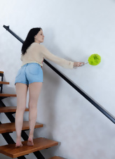 Brunette Hairy Pussy Nude Strip Pics Gallery