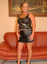 Gilf Leather Outfit Nude Strip Photos