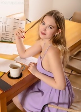 Petite Blonde In Lilac Dress Fuck Photos Gallery