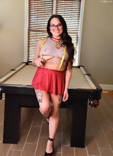 Bimbo Babe Pool Table Nude Pics Gallery