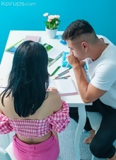 Brunette Office Seduction Blowjob Photos Gallery