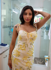 Exotic Brunette Bathroom Toy Play Gallery