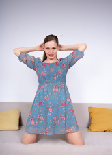 Hairy Babe In Dress Nude Photos