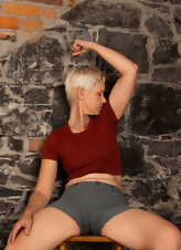 Hairy Blonde Mature Nude Photos