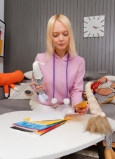 Horny Mature Blonde And Young Lesbian Tease Pics