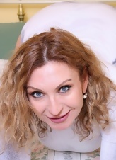 Mature Blonde Silver Dress Strip Photos