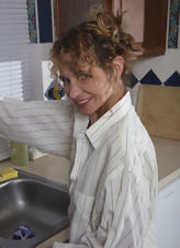 Slender Mature Nude In Kitchen Photos