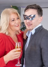 Mature Blonde Party Strip Pictures