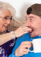 Vintage GILF Lingerie Tease And Fuck Pics