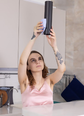 Brunette Hairy Pussy Kitchen Pictures