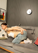 Natural Tits And Bush Solo Tease Gallery