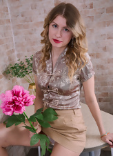 Babe In Pink Lingerie Solo Gallery