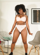 Ebony Hairy Pussy Solo Tease Pics