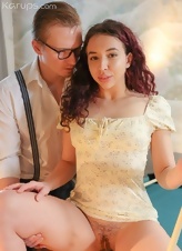 Naked Pool Table Tease Pics With Hairy Pussy