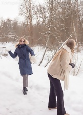 Snowy Cabin Lesbian Tease Gallery Pussy Lick