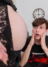 Pregnant Milf Lingerie Gallery Belly Tease