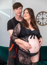 Pregnant Milf Lingerie Gallery Belly Tease