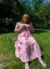 Mature Redhead Big Tits Outdoor Photos