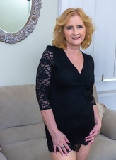 Mature Babe Lace Dress Solo Pics