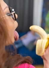 Mature MILF Banana Tease Gallery With Big Tits