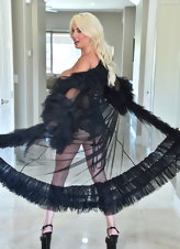 Naked Milf Photos: Big Tits In Sheer Corset