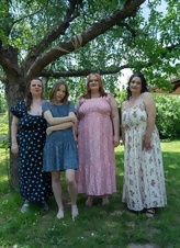 Picnic Pics With Mature Floral Dress Milfs