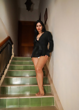Hairy Bush Nude Pics On Staircase Tease