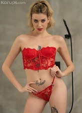 Tattooed Babe Nude Small Tits Photo
