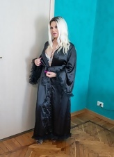 Mature Milf Solo Toy Tease Pics in Stockings